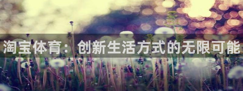 熊猫体育app官网入口：淘宝体育：创新生活方式的无限可能